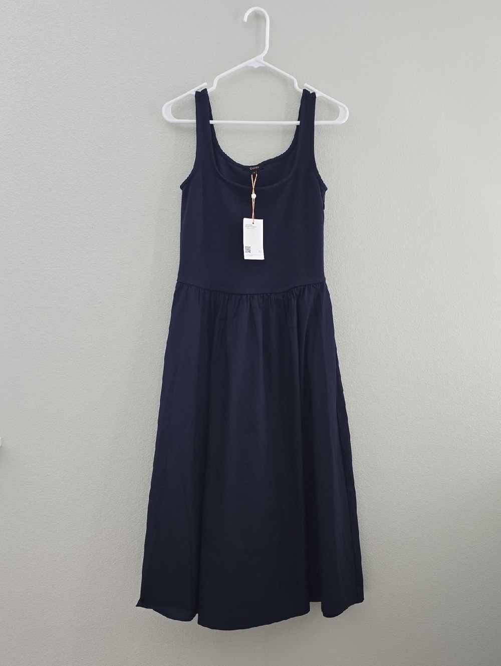 8/29 Quince Navy Dress